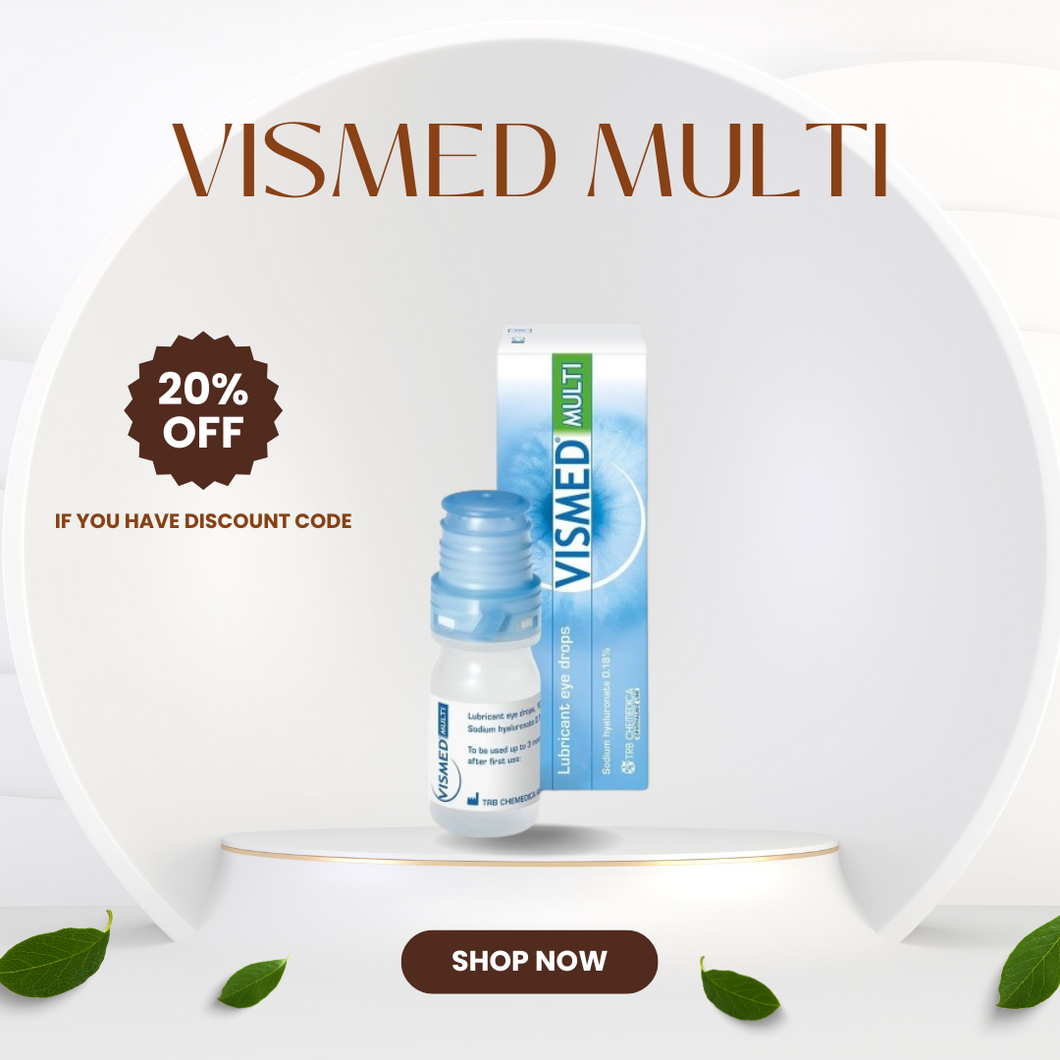 Vismed Multi Eyedrops (0.18% Sodium hyaluronate and Essential Ions)