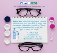 Load image into Gallery viewer, Vismed Multi Eyedrops (0.18% Sodium hyaluronate and Essential Ions)
